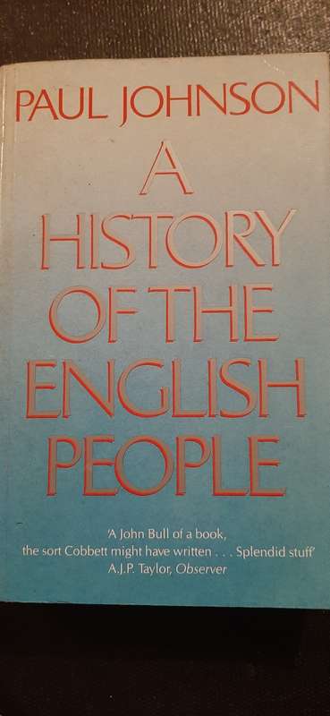 A history of the English people by Paul Johnson