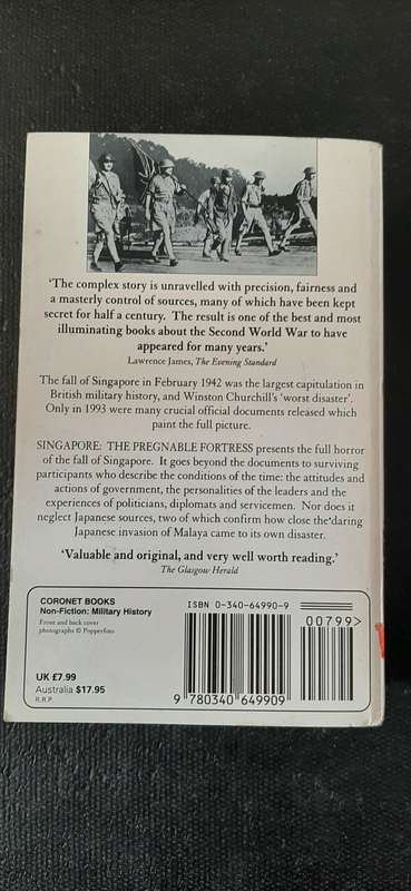 Singapore - The Pregnable Fortress by Peter Elphick