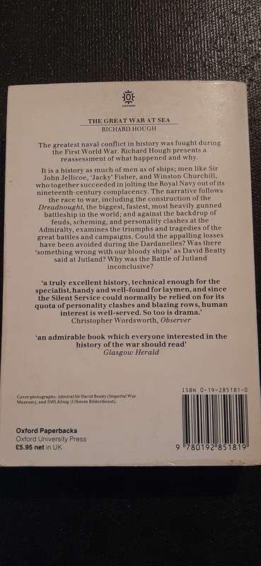 The Great War at Sea 1914 - 1918 by Richard Hough