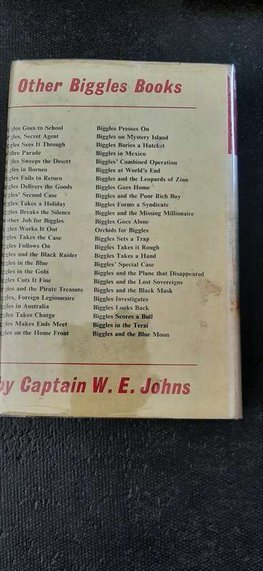 Biggles and the Blue Moon by Captain W.E. Johns - First Edition