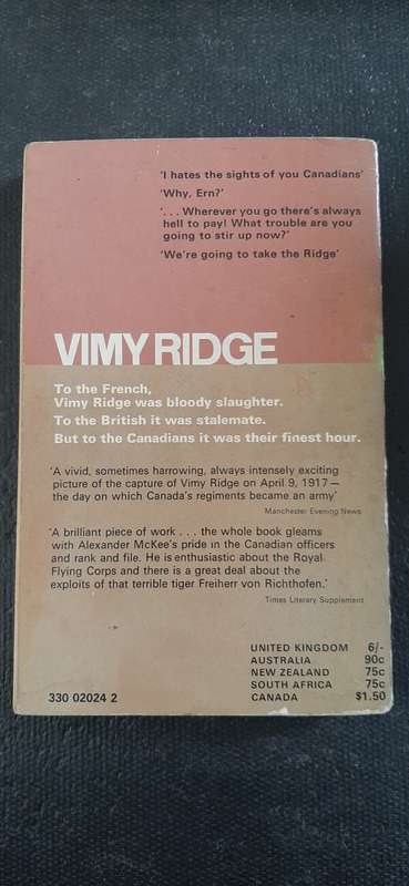 Vimy Ridge by Alexander McKee
