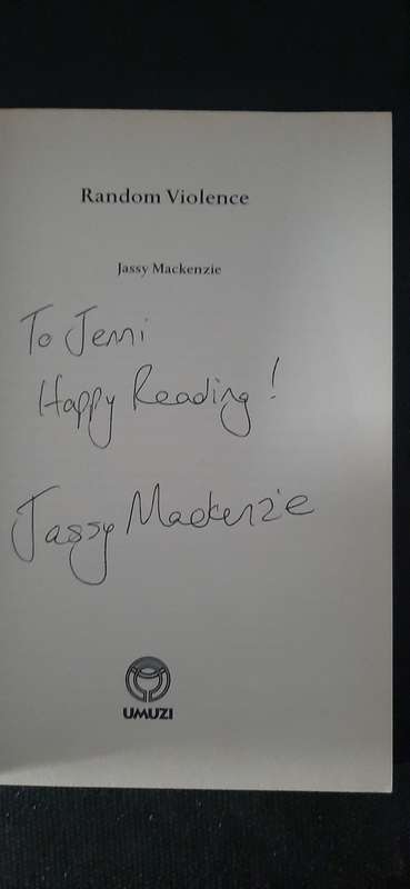 Random Violence by Jassy MacKenzie (Signed)