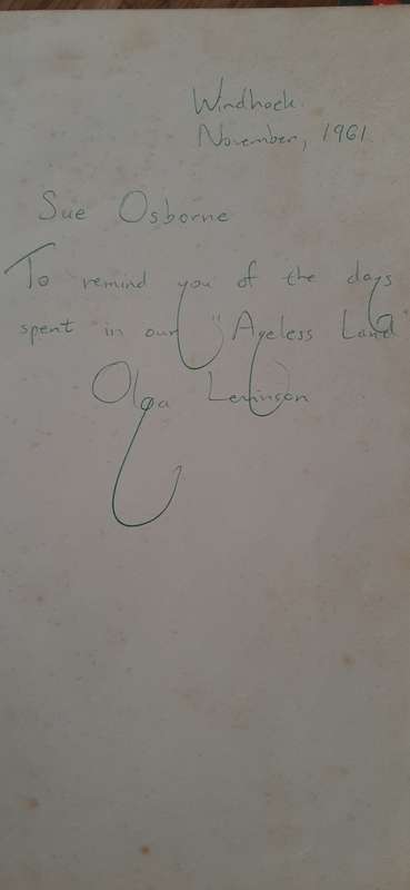 The Ageless Land by Olga Levinson (Signed and inscribed by author)