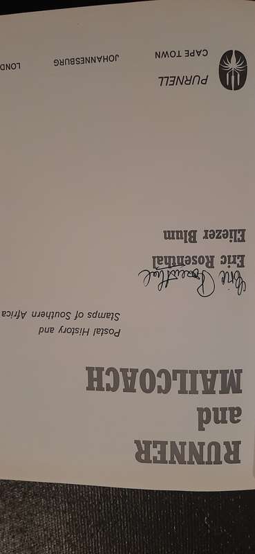 Runner & Mailcoach by Eric Rosenthal (signed) and Eliezer Blum