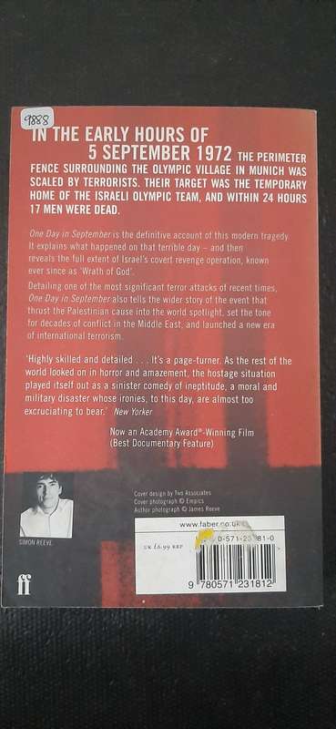 One Day in September by Simon Reeve