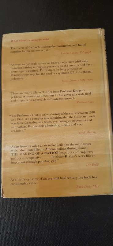 The Making of a Nation by D.W. Kruger
