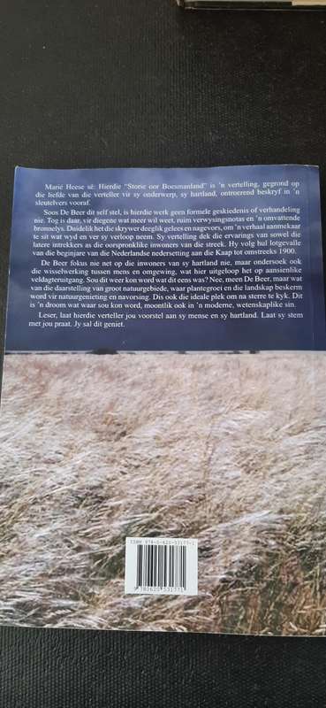 `n Storie oor Boesmanland y Hannes de Beer (Signed)