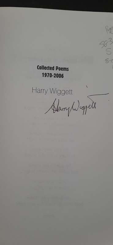 Collected Poems 1970 - 2006 by Harry Wiggett (Signed)