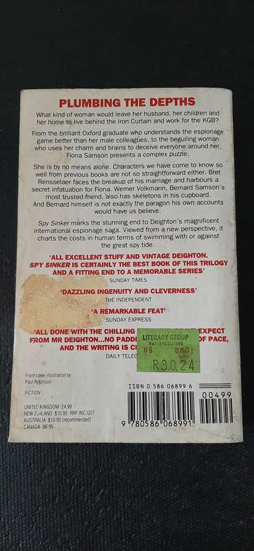Spy Sinker by Len Deighton