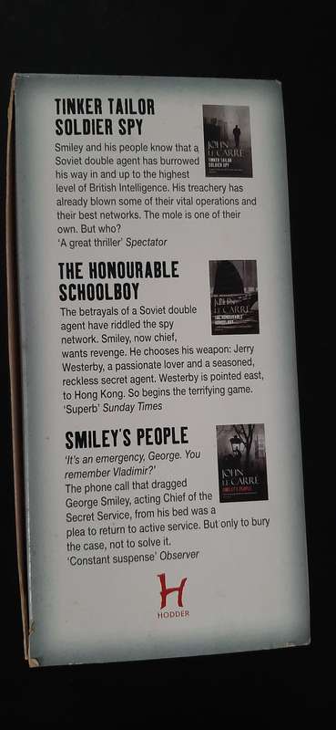 Trilogy-The Honourable Schoolboy, Tinker Taylor, Soldier Spy, Smiley`s People by John Le Carré 3...