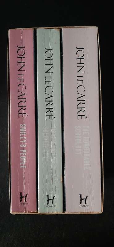 Trilogy-The Honourable Schoolboy, Tinker Taylor, Soldier Spy, Smiley`s People by John Le Carré 3...