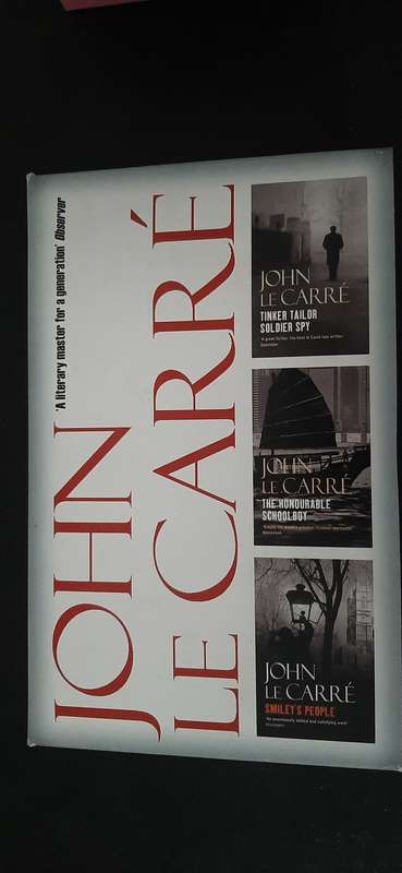 Trilogy-The Honourable Schoolboy, Tinker Taylor, Soldier Spy, Smiley`s People by John Le Carré 3...
