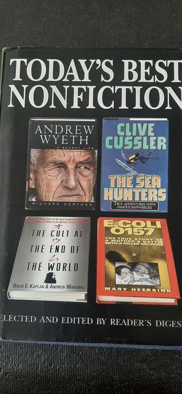 Today`s Best Nonfiction: The Cult at the end of the World, The Sea Hunters, Andrew Wyeth, E. Coli