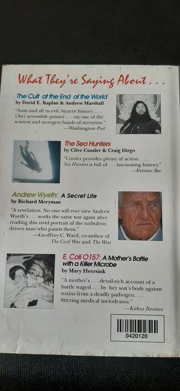 Today`s Best Nonfiction: The Cult at the end of the World, The Sea Hunters, Andrew Wyeth, E. Coli