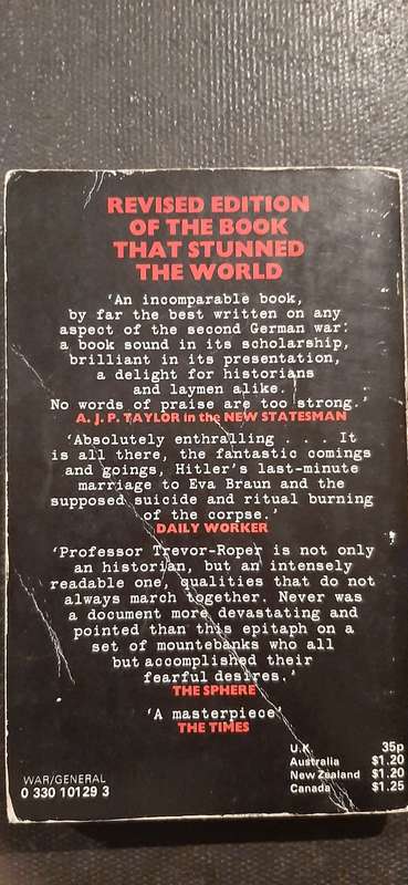 The Last Days of Hitler by H.R. Trevor-Roper