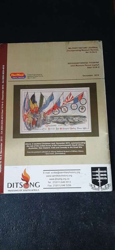 Military History Journal Vol 16, No. 6, December 2015