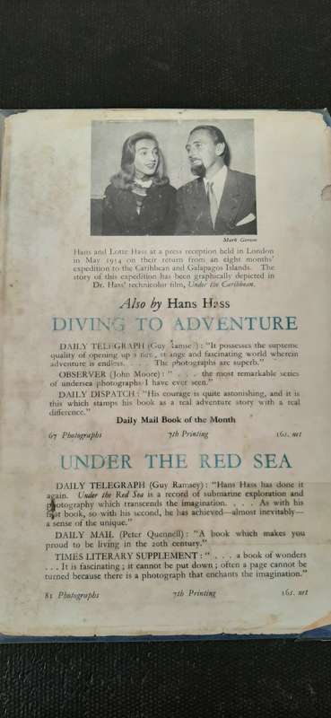 Men and Sharks by Hans Hass (First Edition)