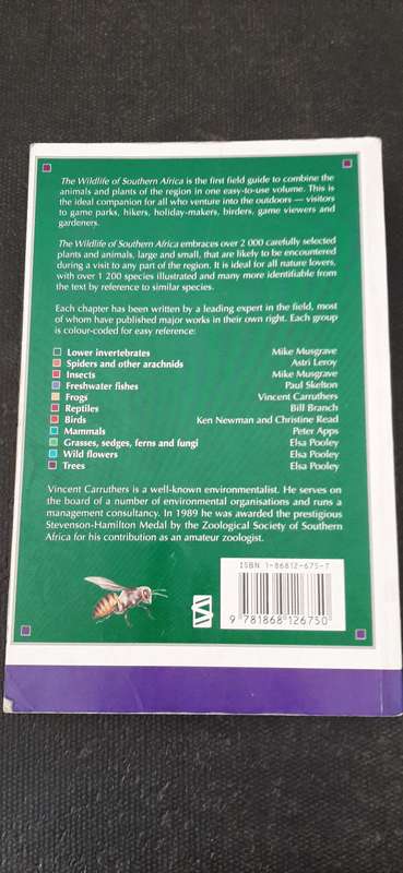 The Wildlife of Southern Africa Edited by Vincent Carruthers