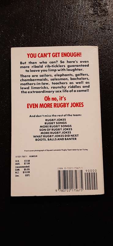 Even more Rugby Jokes