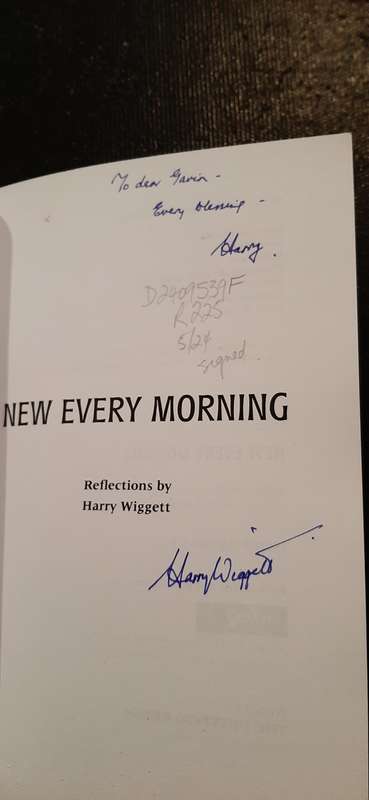 New Every Morning Reflections by Harry Wiggett (signed by author)