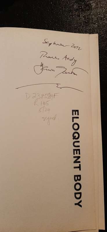 Eloquent Body by Dawn Garisch (Signed by author)