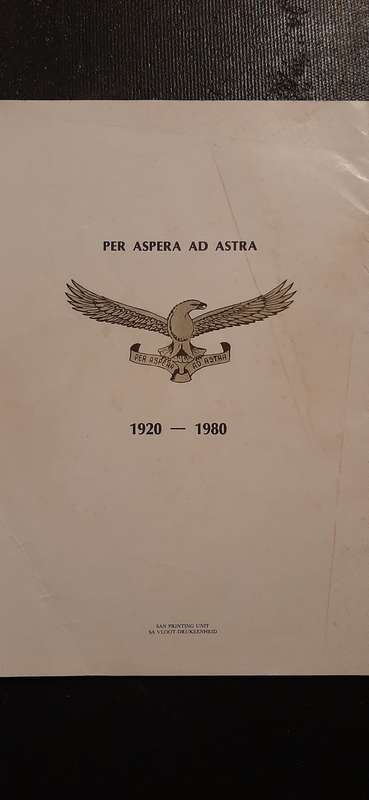 SAAF Open Day 2 February 1980 AFB Ysterplaat - Souvenir Brochure (Signed twice by Colonel Kriel)