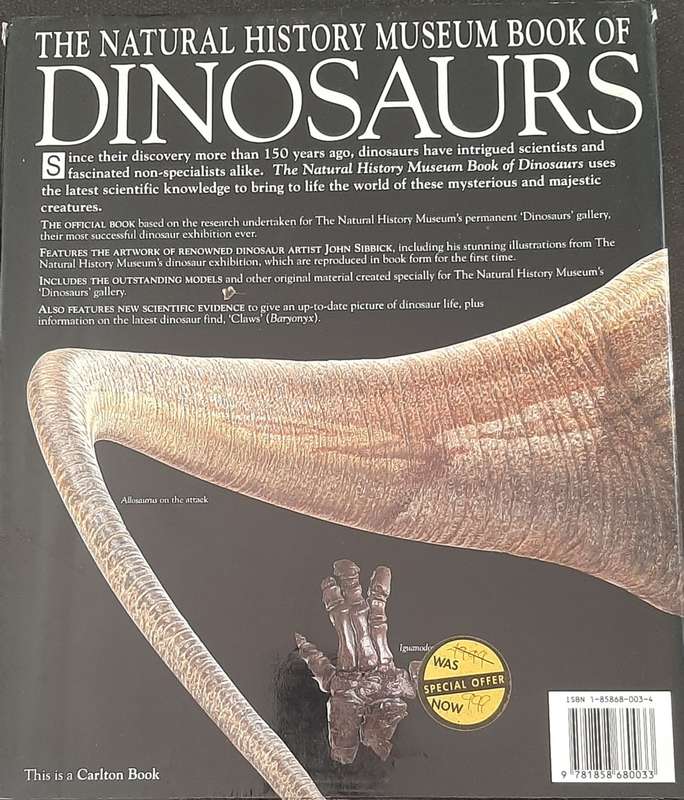 The Natural History Museum Book of Dinosaurs by Tim Gardom with Angela Milner Scientific Adviser