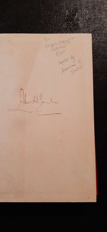 Nazi Germany Can`t Win by Dr Wilhelm Necker (First Edition, Signed by Abraham H. Jonker)