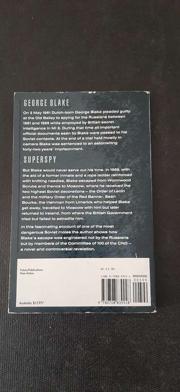 George Blake superspy by H. Montgomery Hyde