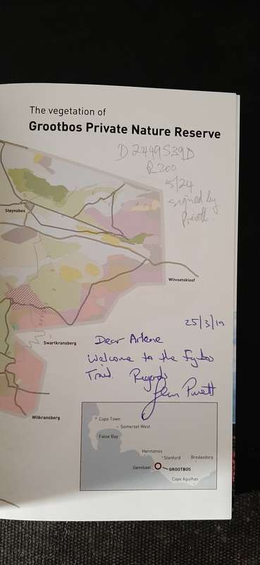 Field Guide to the Flora of Grootbos Nature Reserve by Sean Privett (signed) & Heiner Lutzeyer