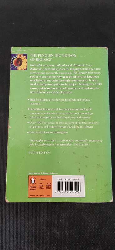 The Penguin Dictionary of Biology - Tenth Edition by M. Thain and M. Hickman