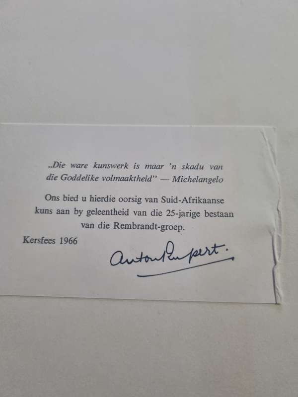 S.A. KUNS.  S. A. ART. Twentieth century South African Art/ ditto in Afrikaans. SIGNED