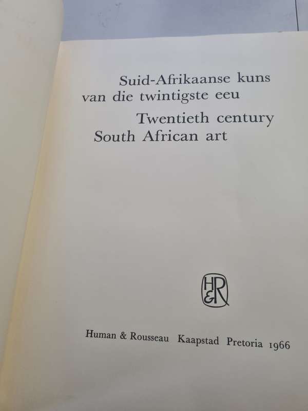 S.A. KUNS.  S. A. ART. Twentieth century South African Art/ ditto in Afrikaans. SIGNED
