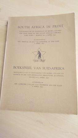 South Africa in Print/Boekspieel van Suid-Afrika. Book Exhibition Committee Van Riebeeck Festival.