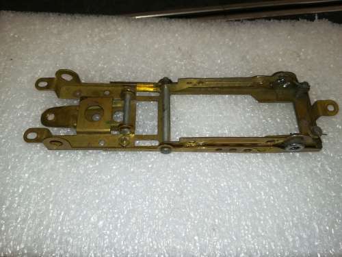 Vintage slot car chassis