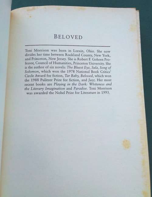 Beloved by Toni Morrison