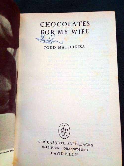 Chocolates for my Wife by Todd Matshikiza
