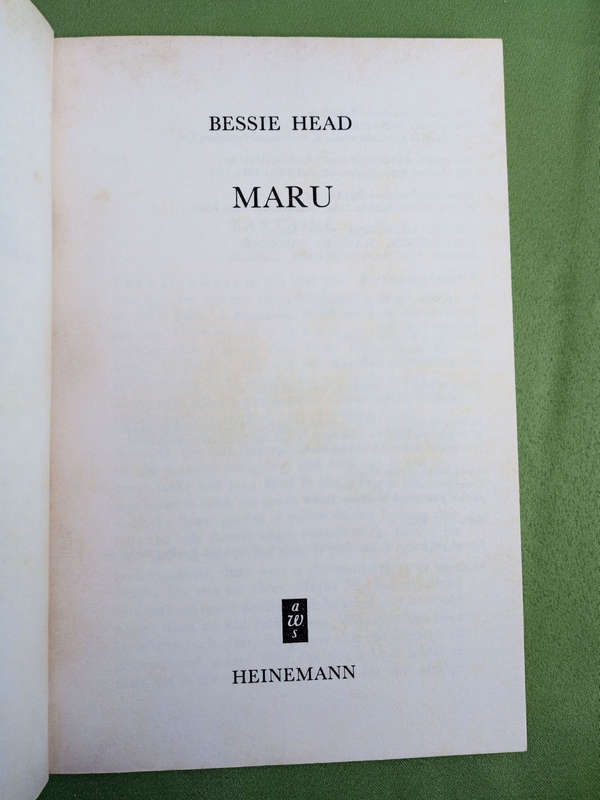Maru by Bessie Head