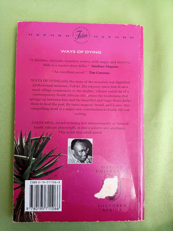 Ways of dying by Zakes Mda