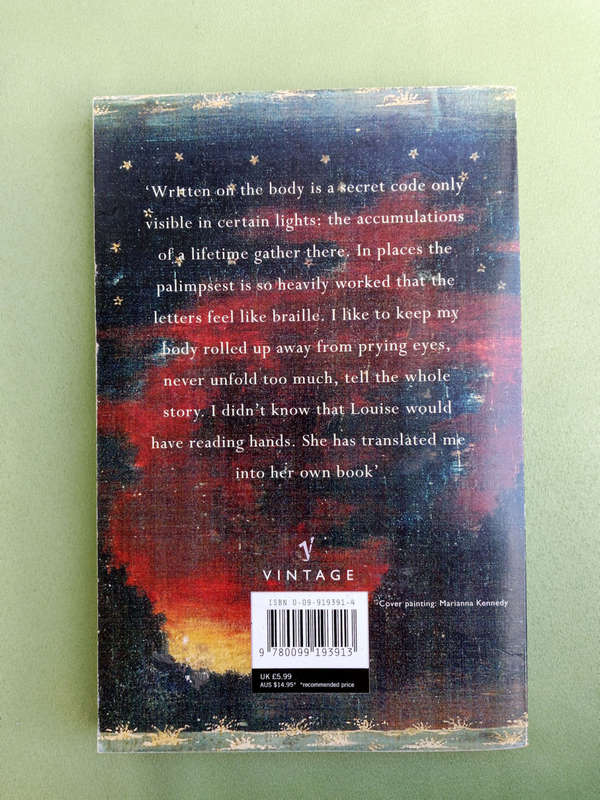 Written on the body by Jeanette Winterson