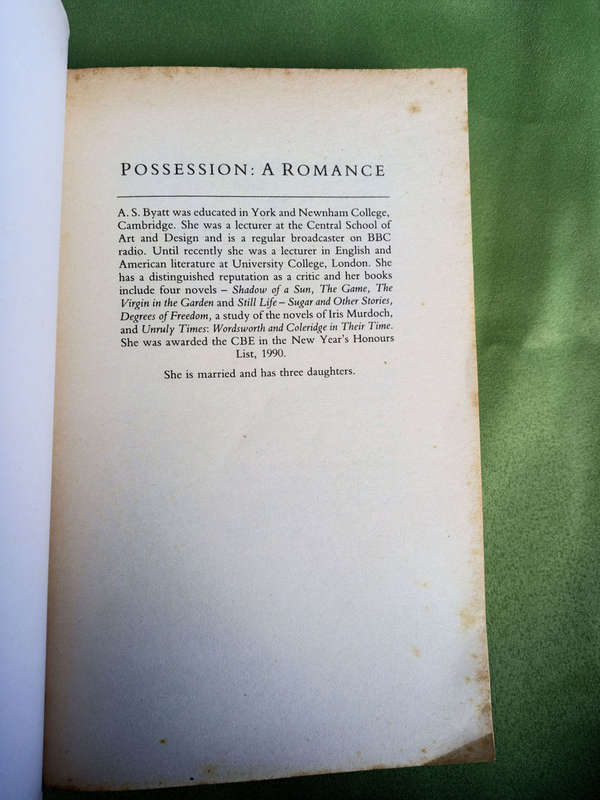 Possession by A.S. Byatt