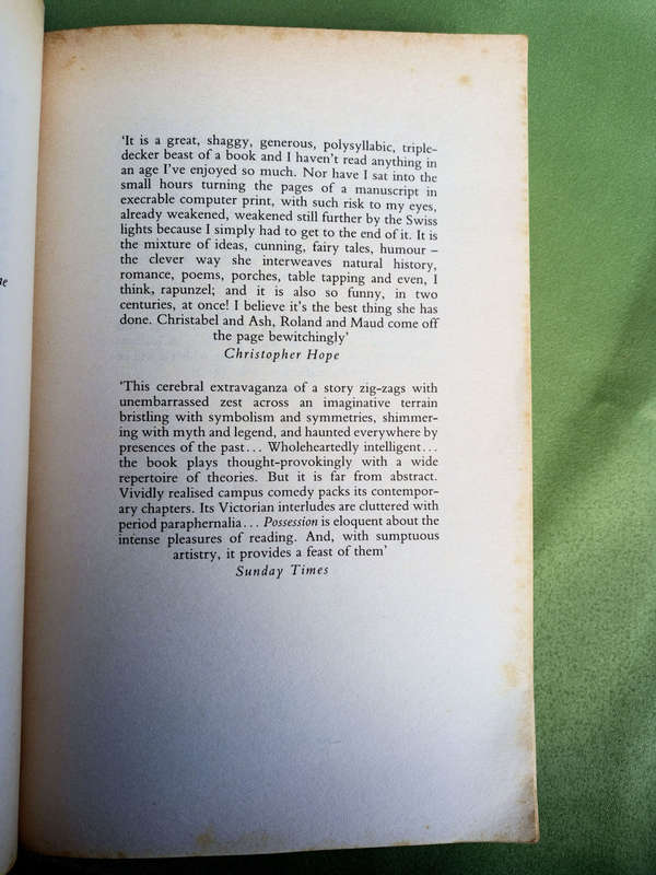 Possession by A.S. Byatt