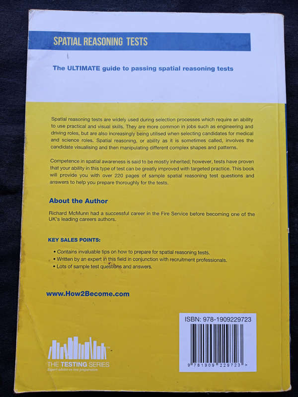 Spatial reasoning tests