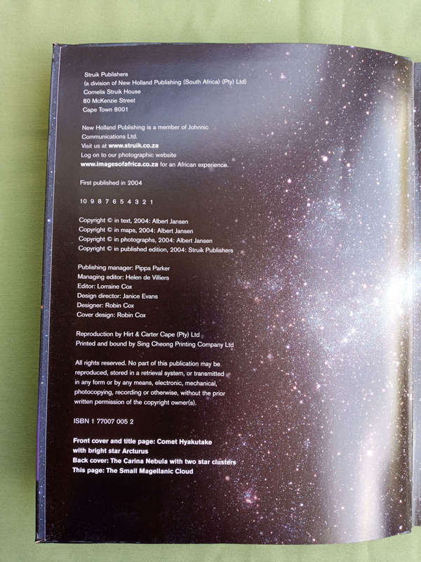 Star maps for Southern Africa by Albert Jansen