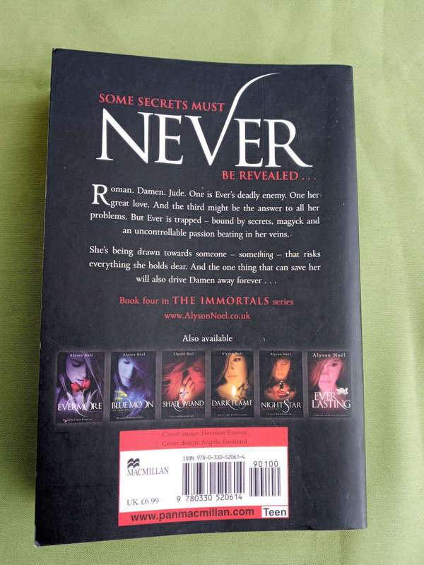 The Immortals trilogy by Alyson Noel