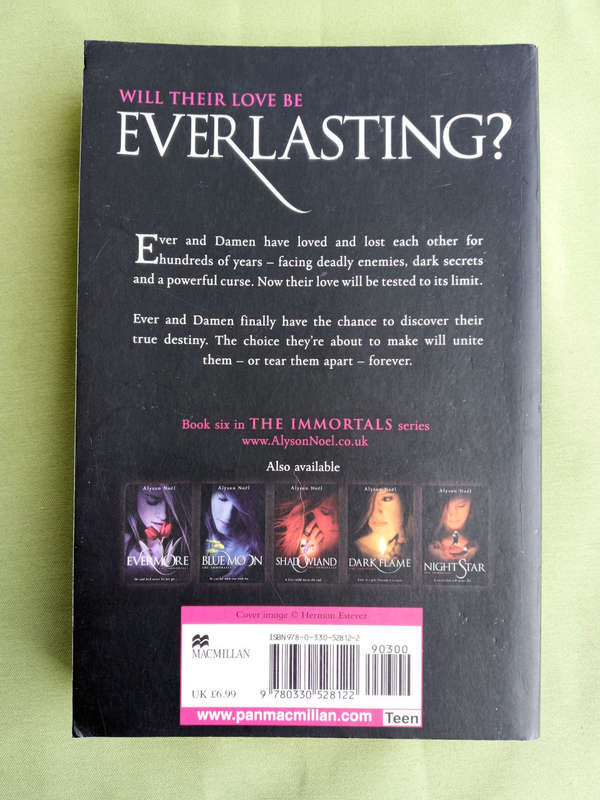 The Immortals trilogy by Alyson Noel