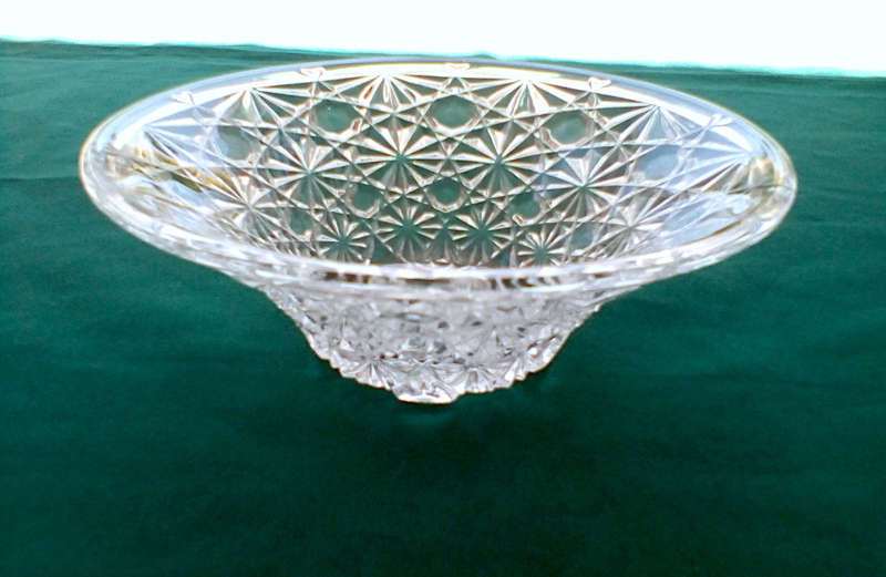 Crystal glass bowl set of 3
