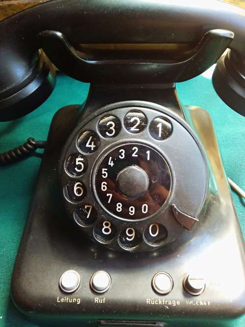 Bakelite landline telephone