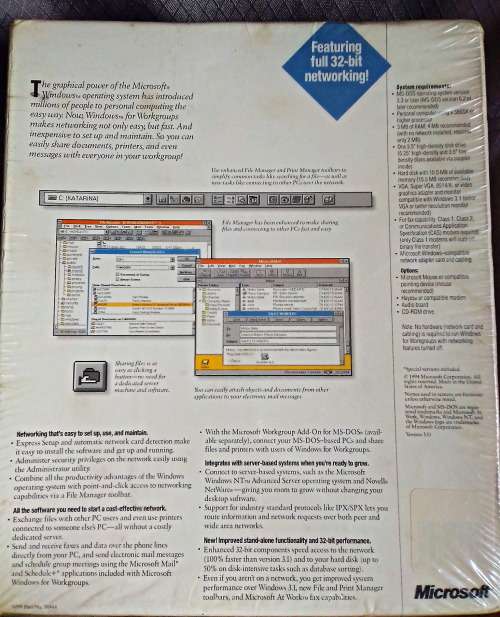 Retro Windows for Workgroups 3.11