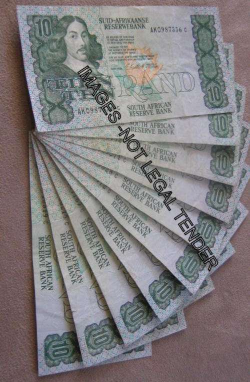 10 RAND NOTE COLLECTION